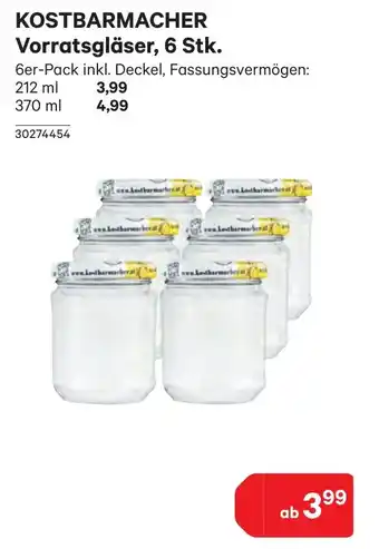 BayWa Vorratsgläser Angebot