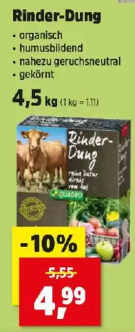 Thomas Philipps Rinder-Dung Angebot