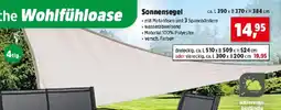 Thomas Philipps Sonnensegel Angebot