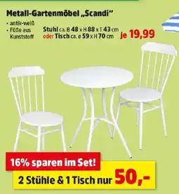 Thomas Philipps Metall-Gartenmöbel „Scandi Angebot