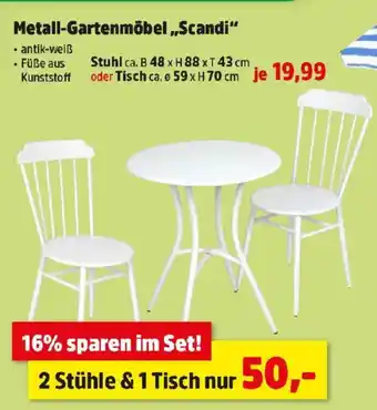 Thomas Philipps Metall-Gartenmöbel „Scandi Angebot