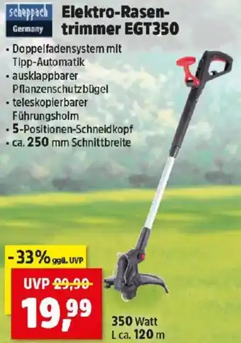 Thomas Philipps Elektro-Rasen- trimmer EGT350 Angebot