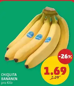 PENNY Chiquita bananen Angebot