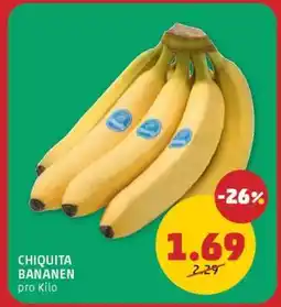 PENNY CHIQUITA BANANEN Angebot