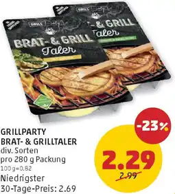 PENNY Grillparty brat- & grilltaler Angebot