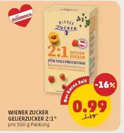 PENNY Wiener Zucker Gelierzucker 2:1 Angebot
