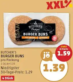 PENNY Butcher's burger buns Angebot