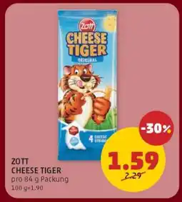 PENNY ZOTT CHEESE TIGER Angebot