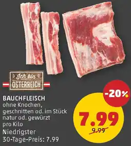 PENNY Bauchfleisch Angebot