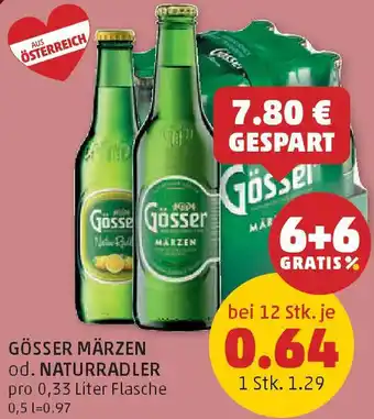 PENNY Gösser Märzen od. Naturradler Angebot