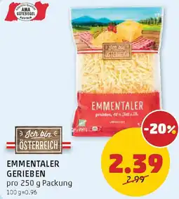 PENNY Emmentaler gerieben Angebot