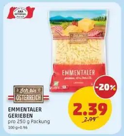 PENNY Emmentaler gerieben Angebot