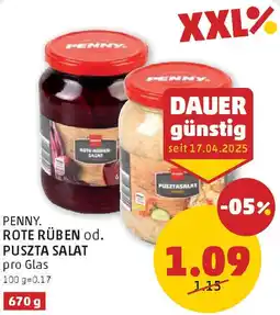 PENNY Penny. rote rüben od. puszta salat Angebot