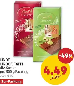 PENNY Lindt lindor-tafel Angebot