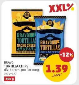 PENNY BRAVO TORTILLA CHIPS Angebot