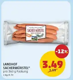 PENNY LANDHOF SACHERWÜRSTEL Angebot