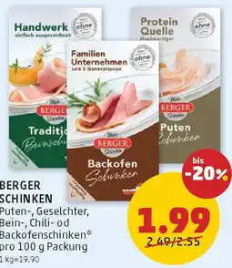 PENNY Berger schinken Angebot