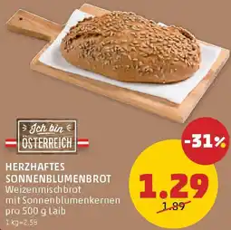 PENNY Herzhaftes sonnenblumenbrot Angebot