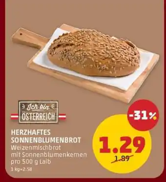 PENNY HERZHAFTES SONNENBLUMENBROT Angebot