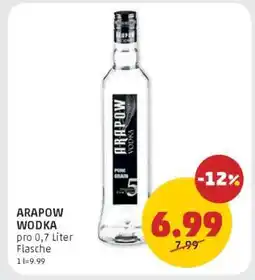 PENNY ARAPOW WODKA Angebot
