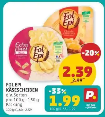 PENNY FOL EPI KÄSESCHEIBEN Angebot