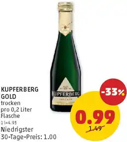 PENNY Kupferberg gold Angebot