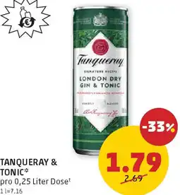 PENNY Tanqueray & tonic Angebot