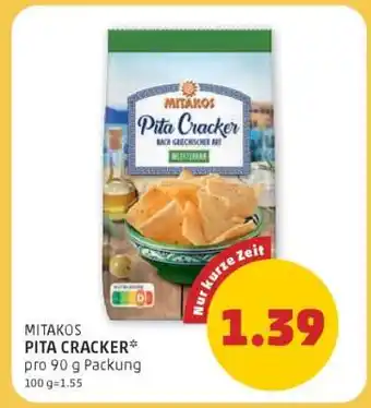 PENNY MITAKOS PITA CRACKER Angebot