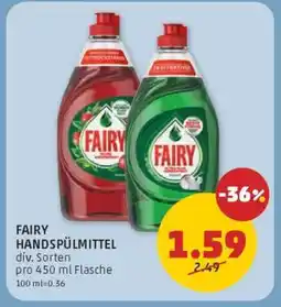 PENNY Fairy Handspülmittel Angebot