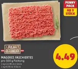 PENNY Mageres faschiertes Angebot