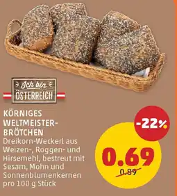 PENNY Körniges weltmeister-brötchen Angebot
