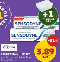 PENNY Sensodyne zahnpasta multicare Angebot