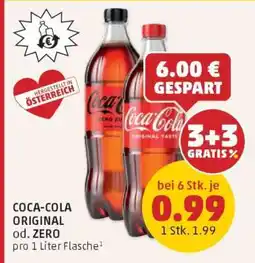 PENNY Coca-Cola Original od. Zero Angebot