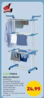 PENNY EASYmaxx WÄSCHESTÄNDER Angebot