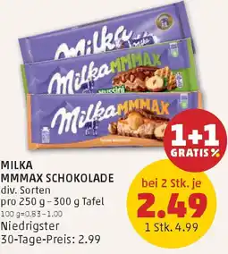 PENNY Milka MMMAX Schokolade Angebot