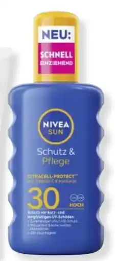 MPreis Nivea Sun Sonnenmilch Schutz & Pflege LF 30 Angebot