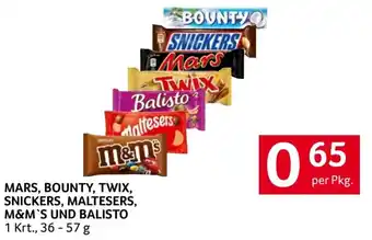 Transgourmet Mars, bounty, twix, snickers, maltesers, m&m's und balisto Angebot