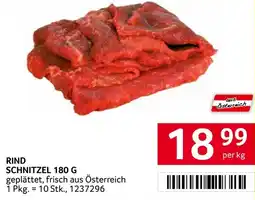 Transgourmet Rinder Schnitzel Angebot