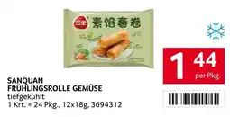 Transgourmet Sanquan Frühlingsrolle Gemüse Angebot