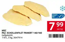 Transgourmet Paz. schollenfilet paniert 140/160 Angebot