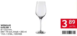 Transgourmet Ilios Weinglas Angebot