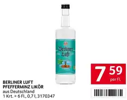 Transgourmet Berliner Luft Pfefferminzlikör Angebot
