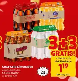 Interspar Coca-Cola Limonaden Angebot