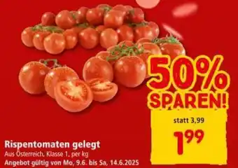 Interspar Rispentomaten gelegt Angebot