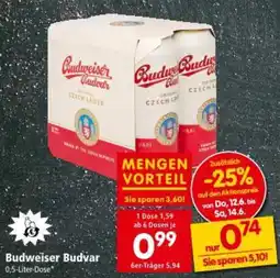 Interspar Budweiser Budvar Angebot