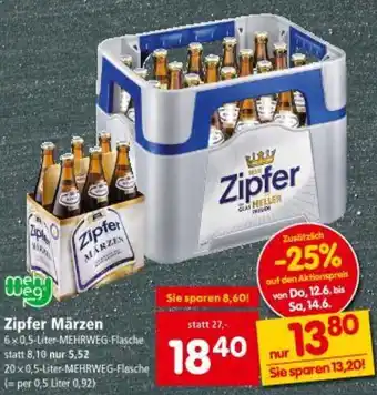 Interspar Zipfer Märzen Angebot