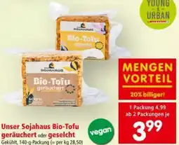 Interspar Unser Sojahaus Bio-Tofu geräuchert oder geselcht Angebot