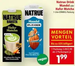 Interspar Natrue Drink Mandel Hafer Matcha Angebot