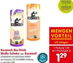 Interspar Koawach Bio-Drink Weiße Schoko oder Karamell Angebot