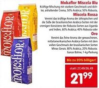 Interspar Mokaflor Miscela Blu Angebot